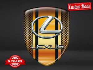 Lexus Stoßsticker Racing Exklusiv Modern Auto